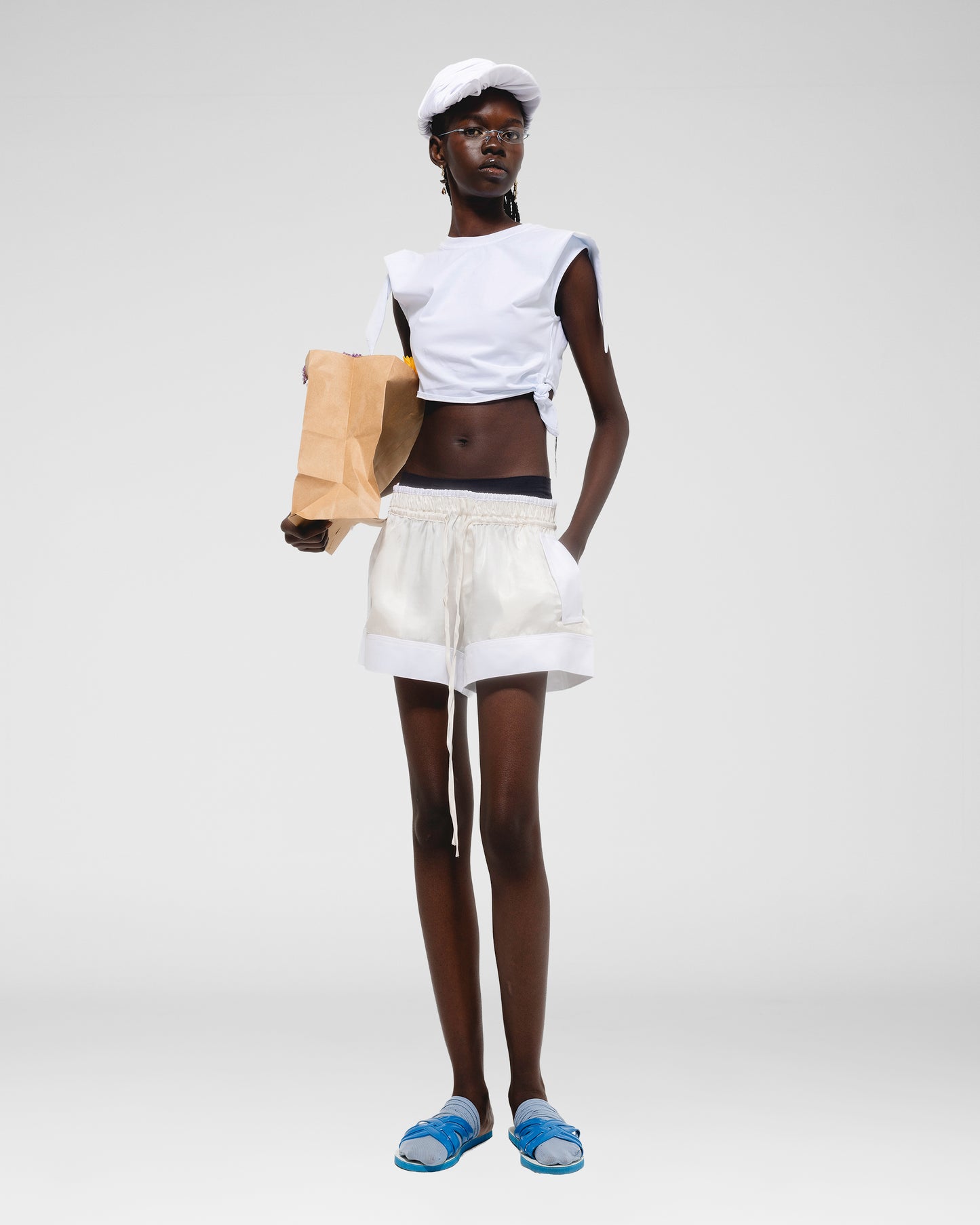 Side-Tie Crop Tee