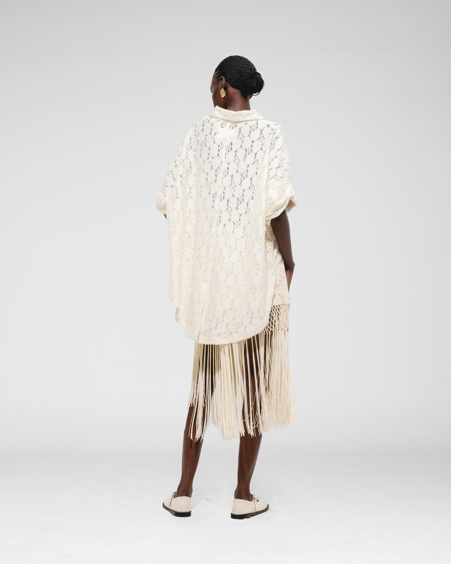 Fringe Detail Skirt 