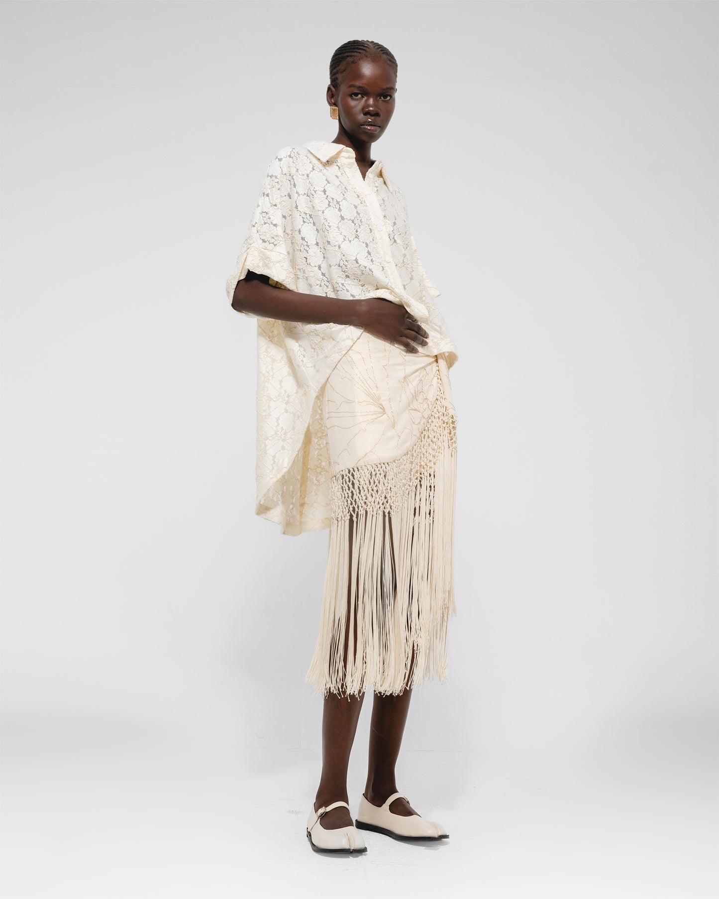 Luz Fringe Skirt