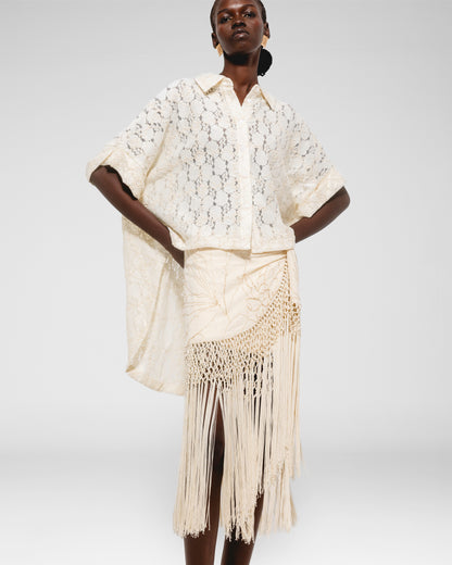 Luz Fringe Skirt