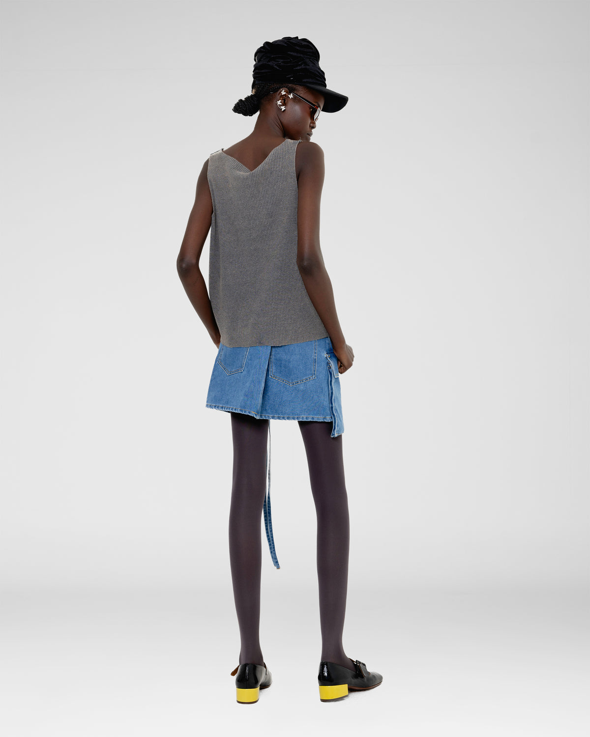 Utility Denim Skirt