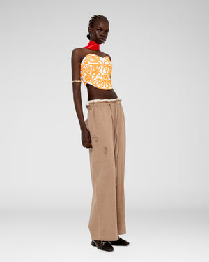 Orange / White