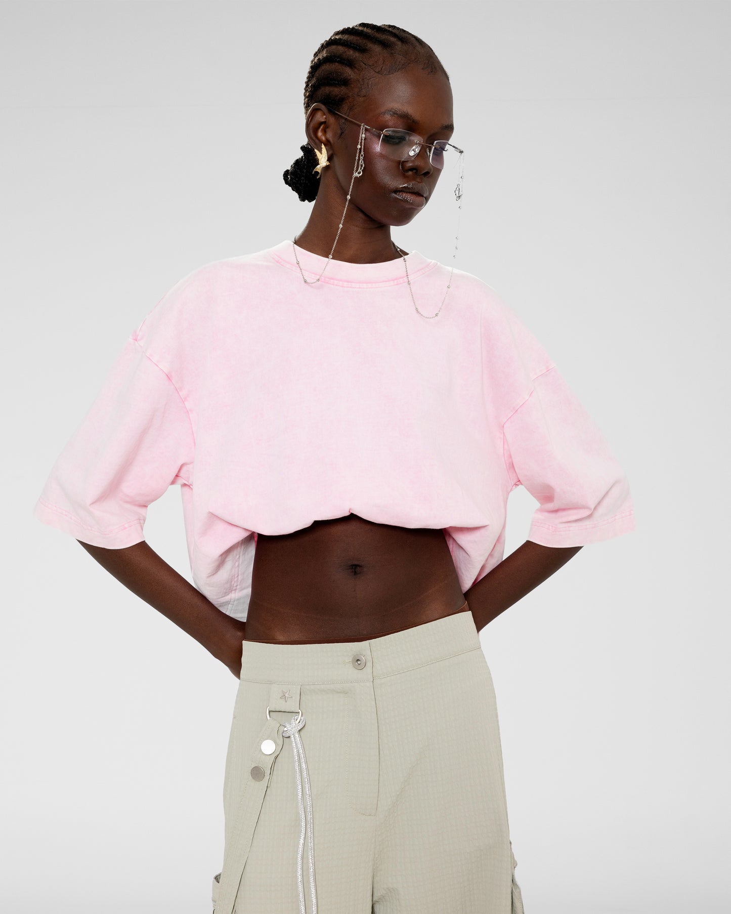 Fade Cinch-Hem Tee