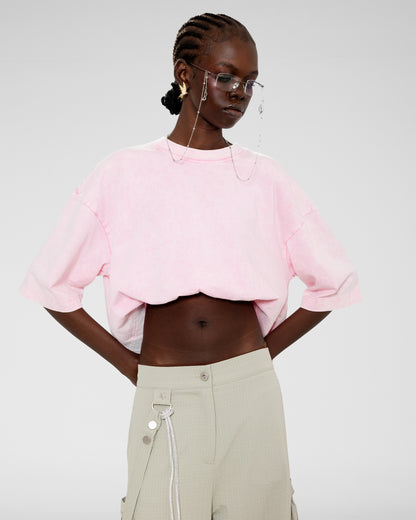 Fade Cinch-Hem Tee