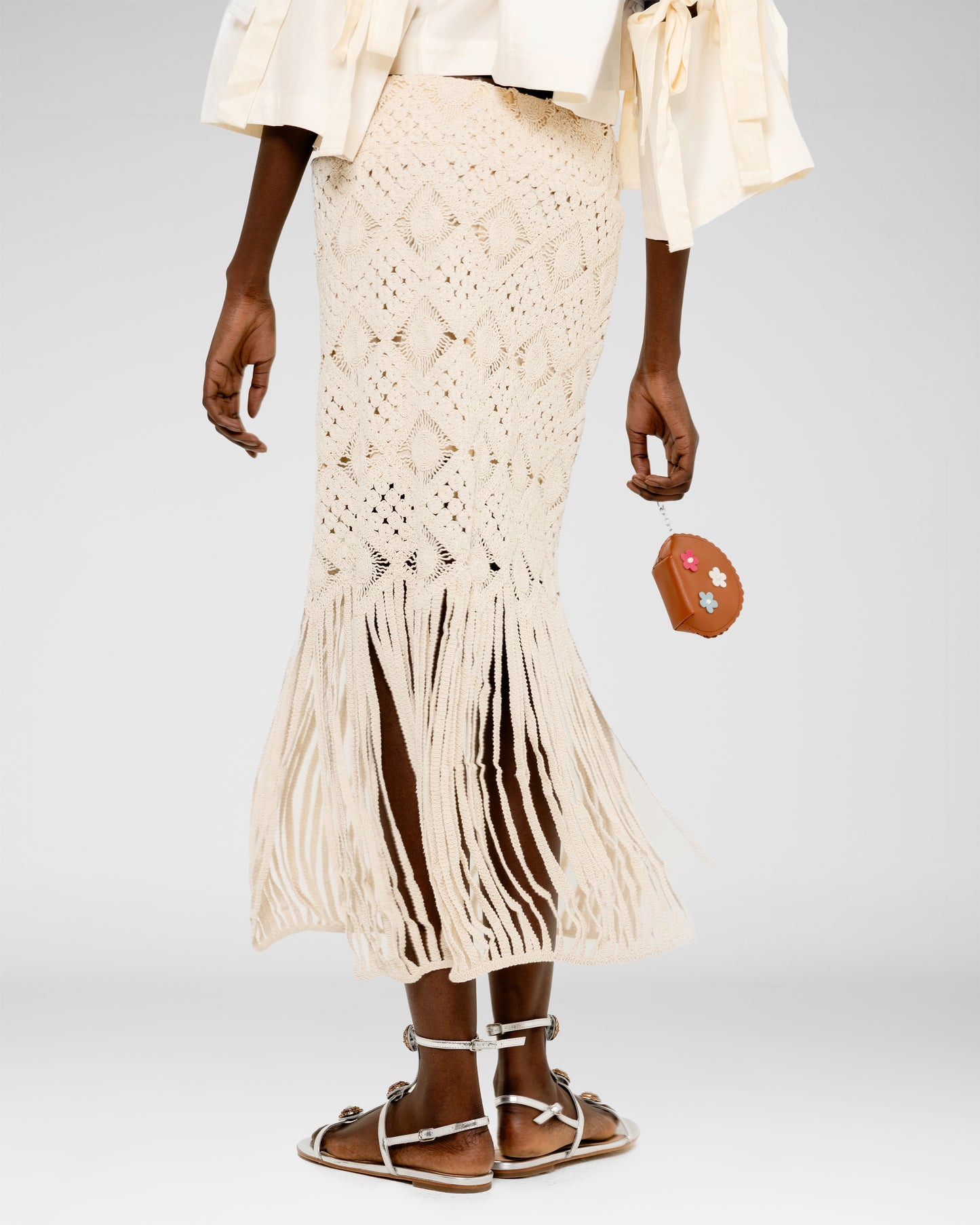 Macramé Fringe Skirt