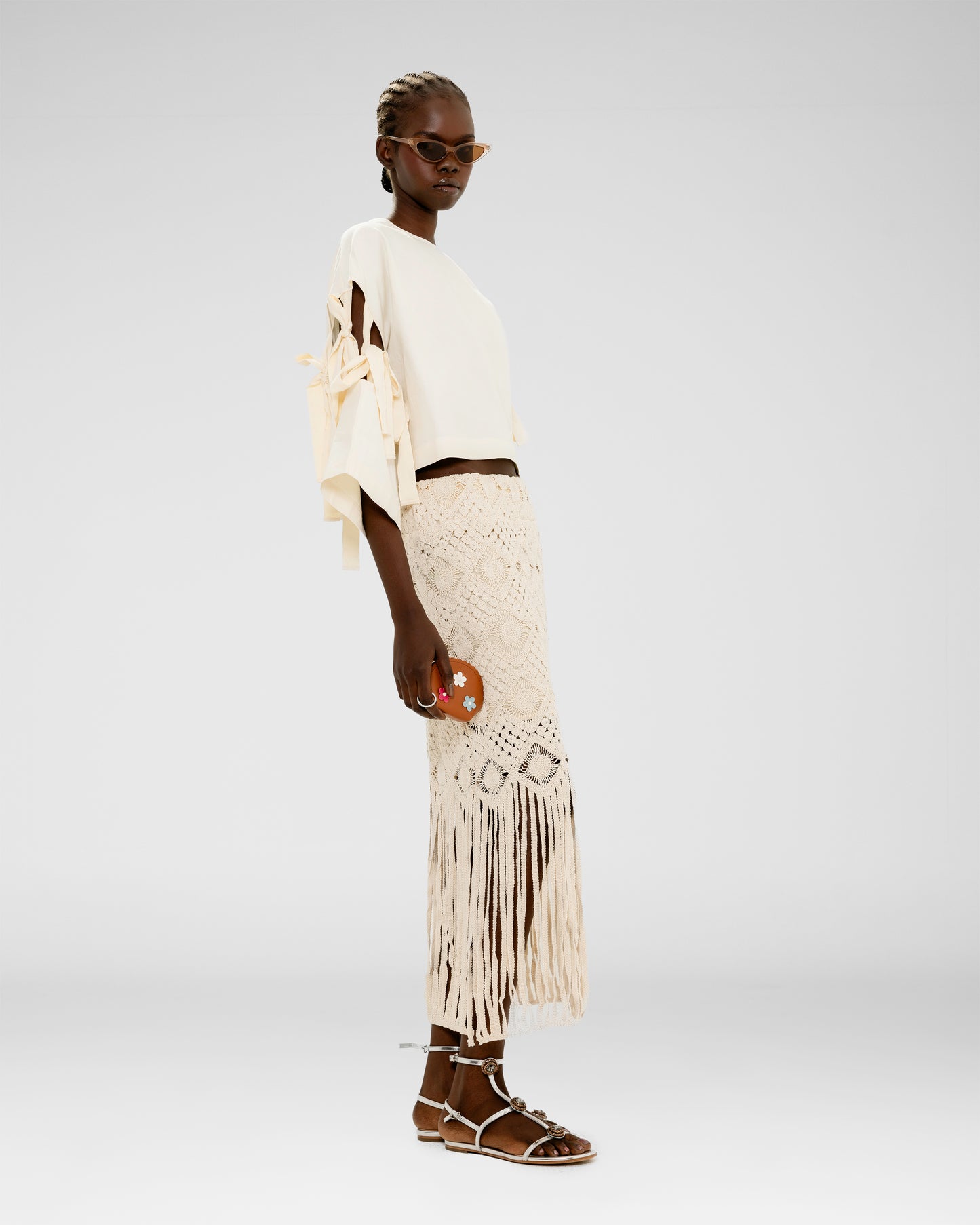 Macramé Fringe Skirt
