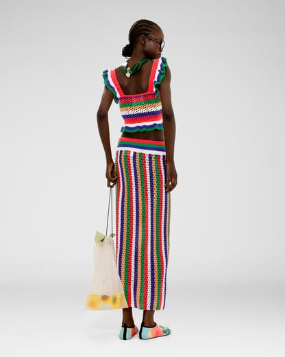 Rio Crochet Maxi Skirt 