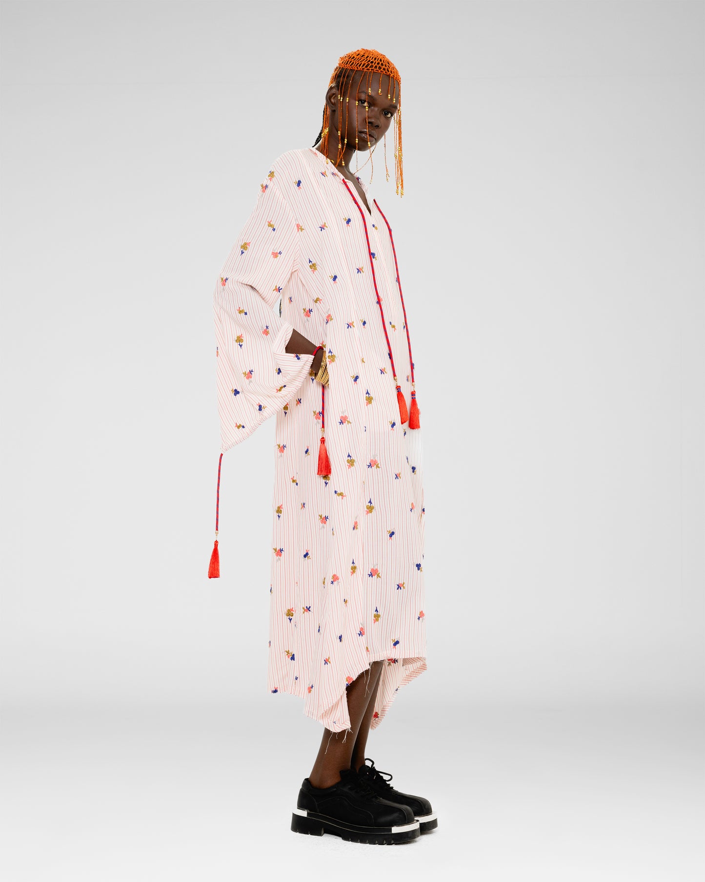Whispered Blooms Shirt Dress 