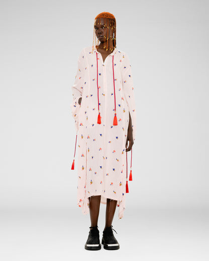 Whispered Blooms Shirt Dress 