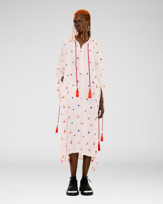 Whispered Blooms Shirt Dress 