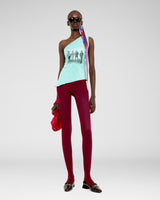 The Doors Asymmetric Tank — Turquoise