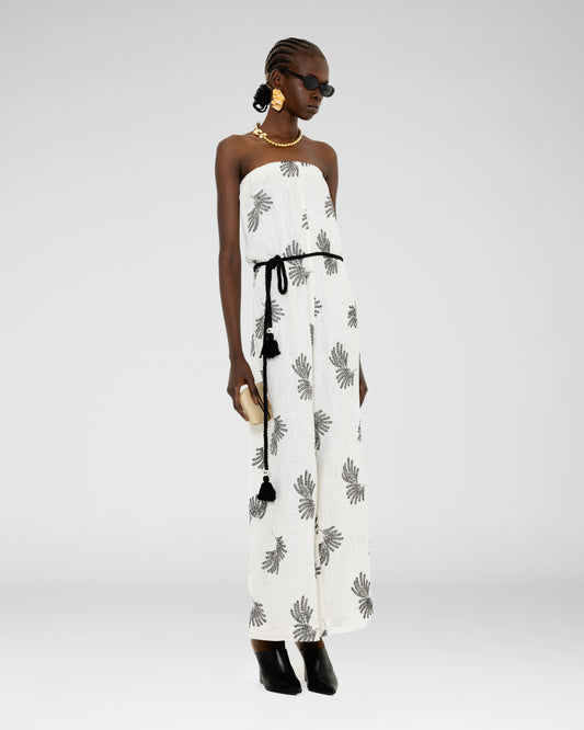 Embroidered Jungle Jumpsuit 