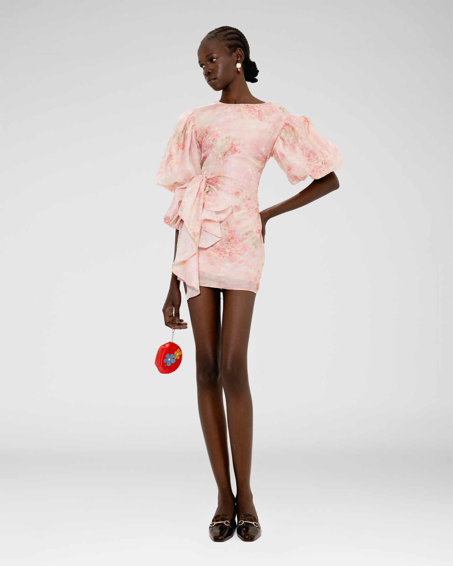 Ethereal Bloom Mini Dress