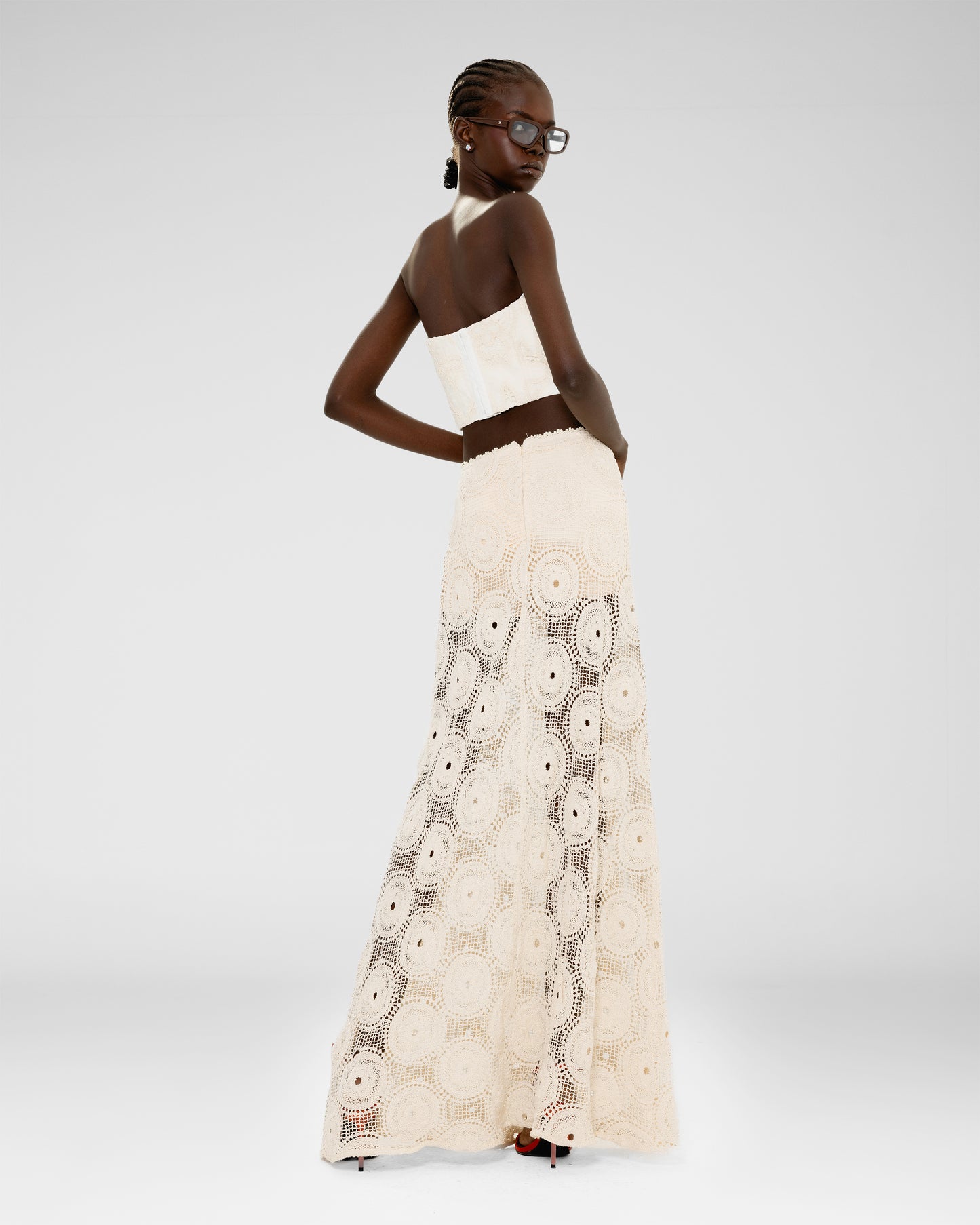 Loops Crochet Maxi Skirt