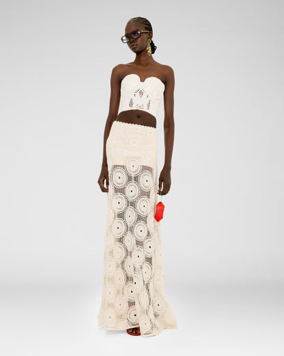 Loops Crochet Maxi Skirt