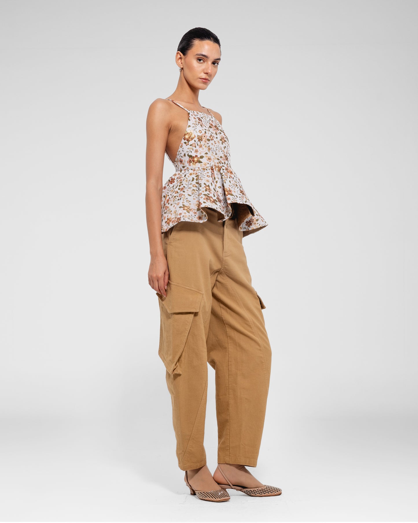 Sandstone Utility Cargo Pants