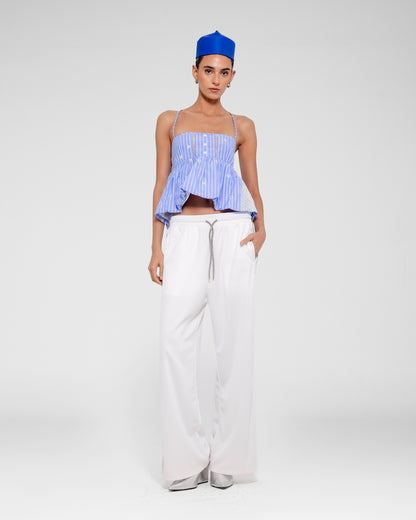 Seaside Stripe Peplum Cami