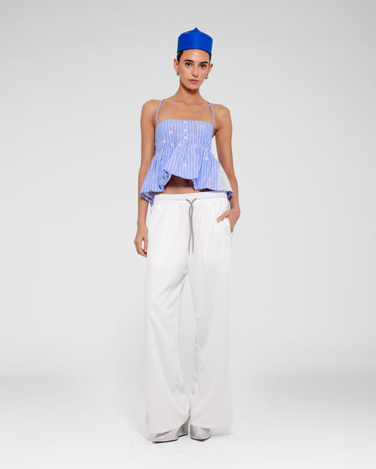 Seaside Stripe Peplum Cami