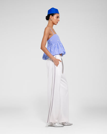 Seaside Stripe Peplum Cami