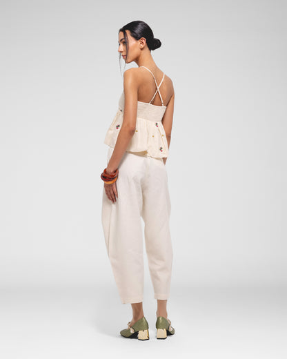 Origami Wrap-Tie Trousers