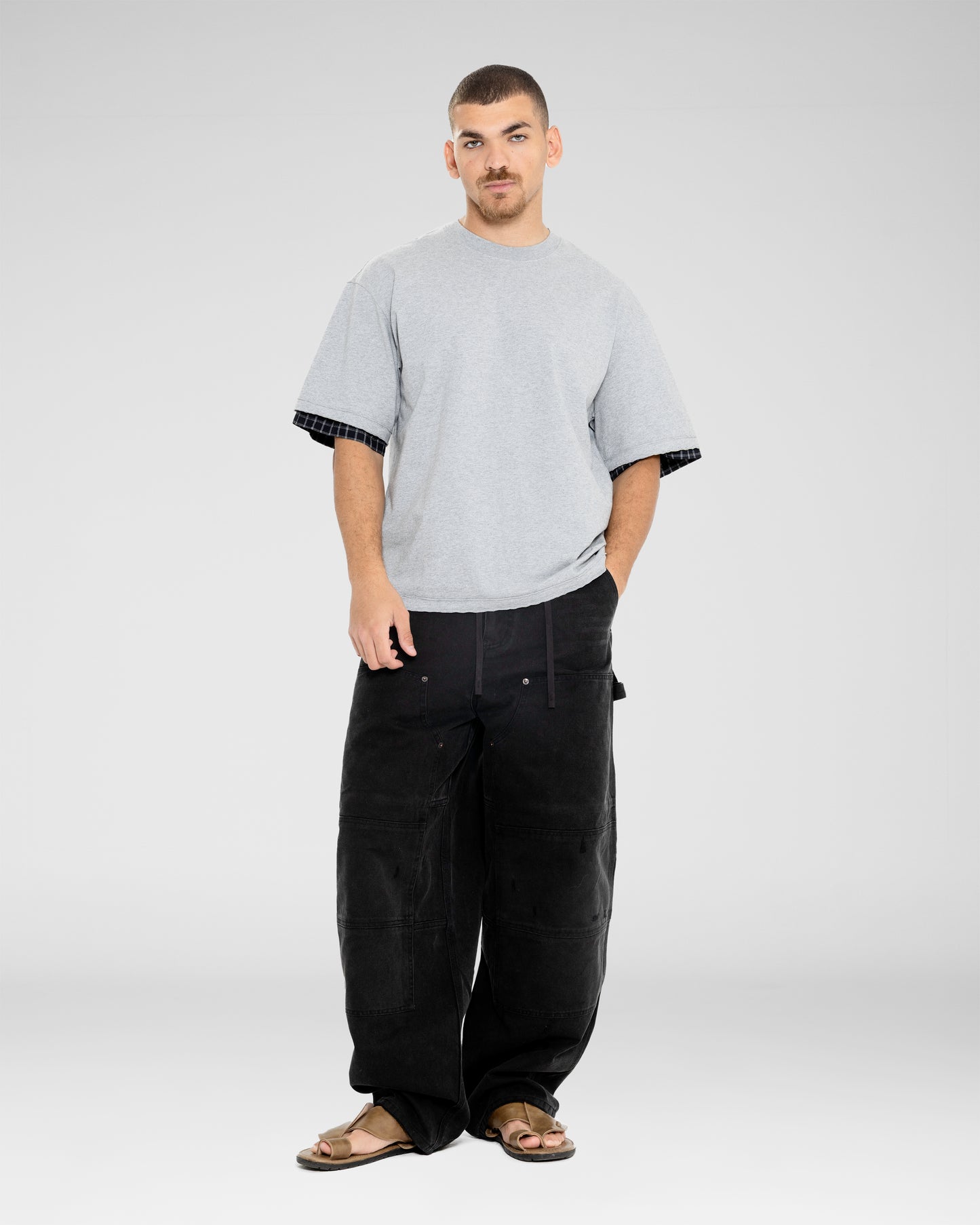 Check Hem Tee