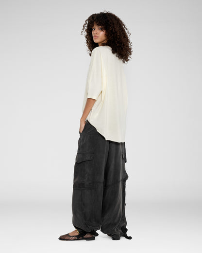 Abstract Print Oversized Tee