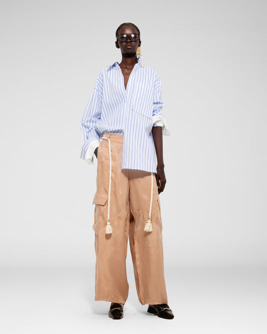 Striped Oversized Shirt 