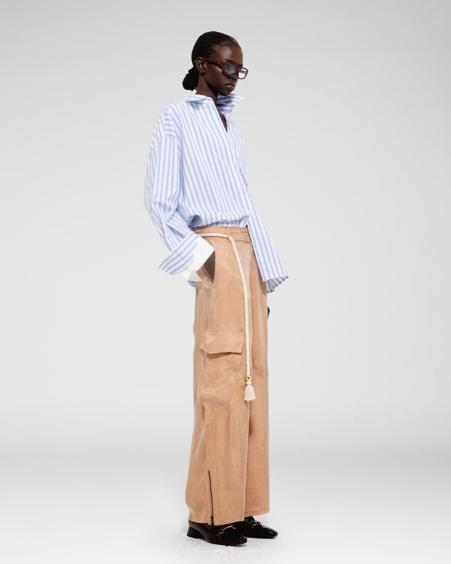 Striped Oversized Shirt 
