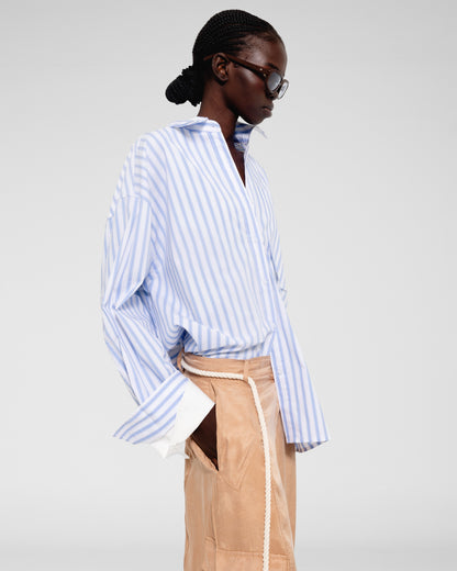 Striped Oversized Shirt 