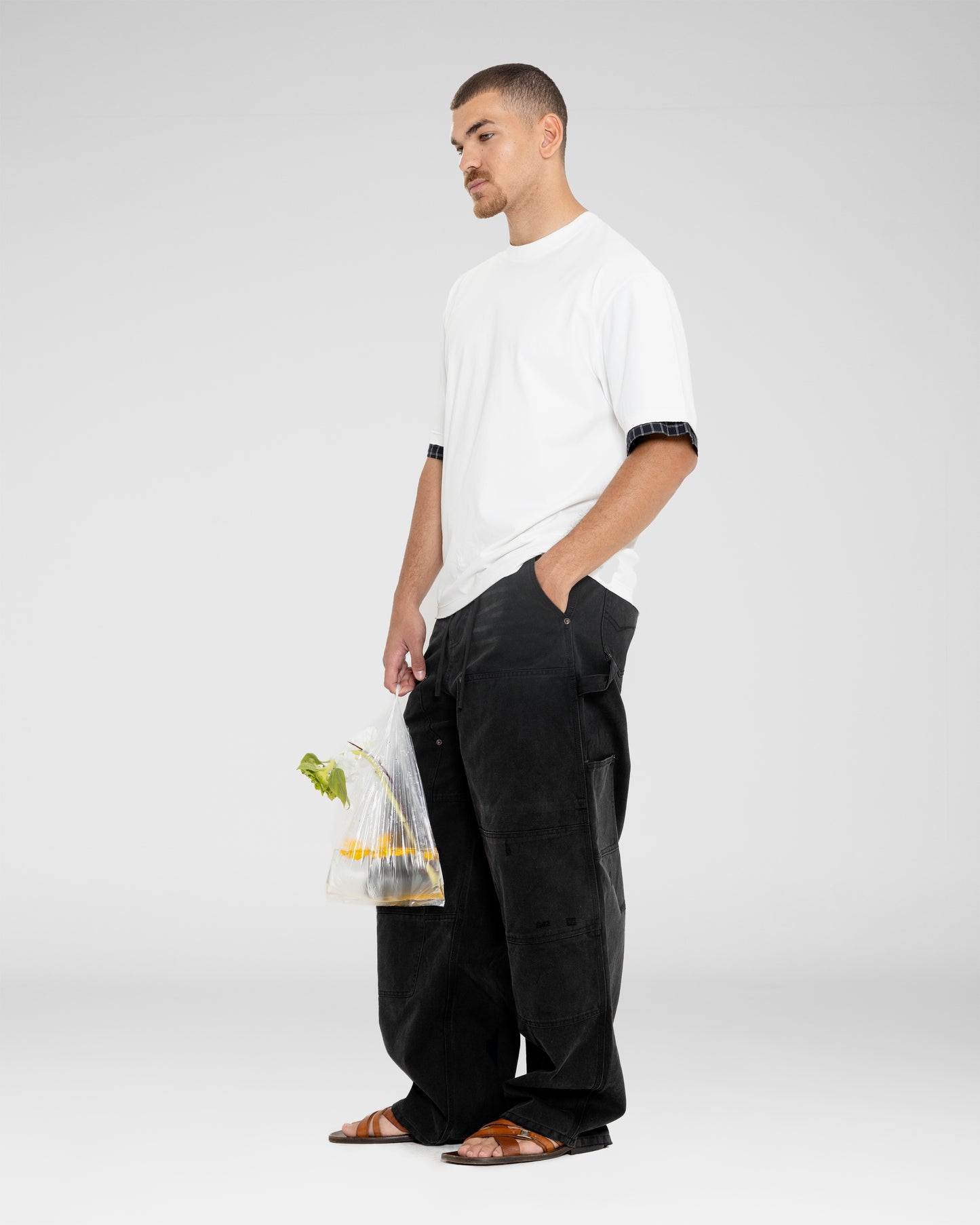Check Hem Tee