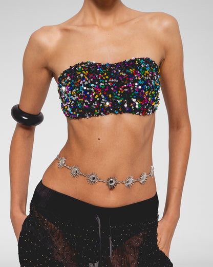  Prism Sequin Bandeau