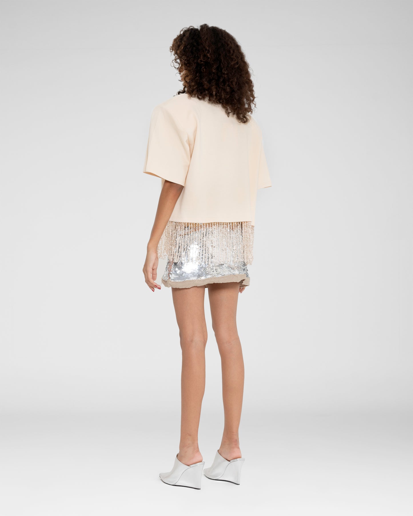 Crystal Fringe Polo