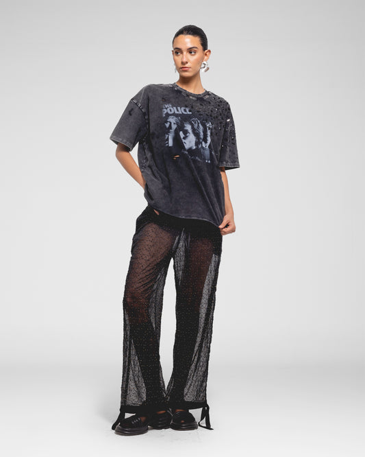 Sheer Blossom Pants 