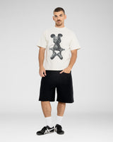 Rebel Mouse Graphic Tee — off white