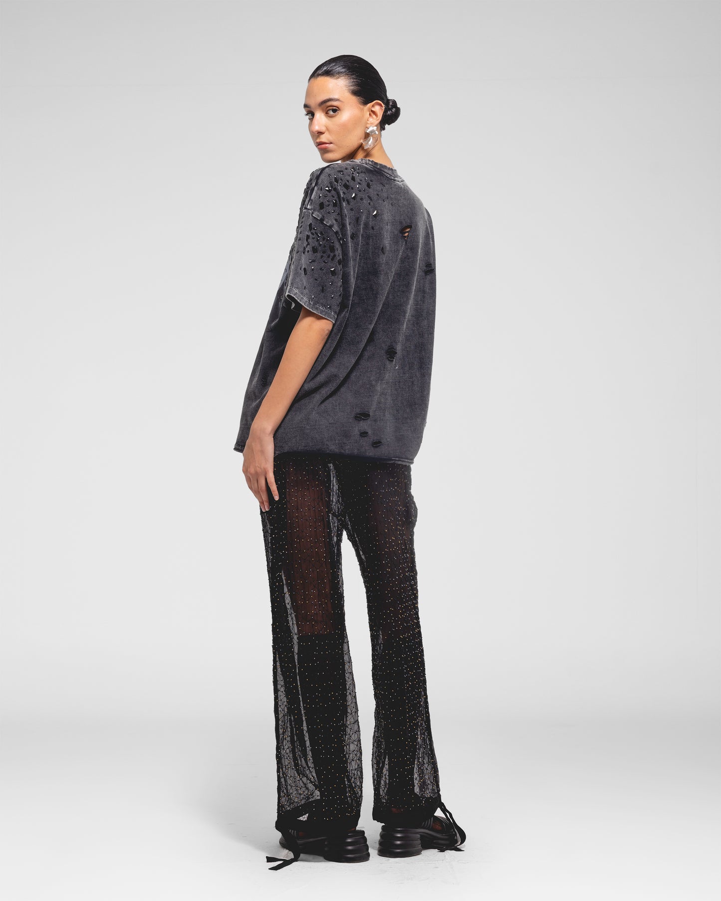 Sheer Blossom Pants 