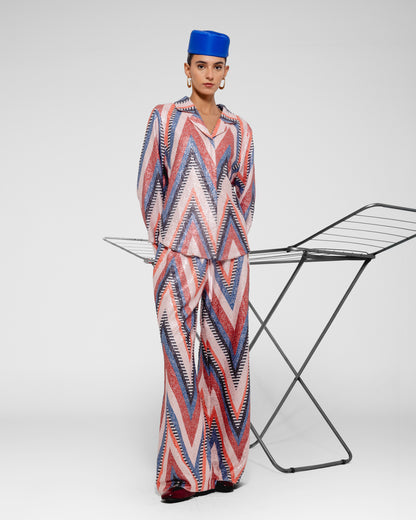 Chevron Wide-Legs