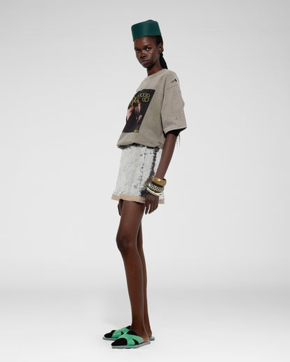 Mirror Sequin Skirt