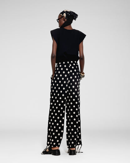 Black Diamond Wide-Leg Pants 