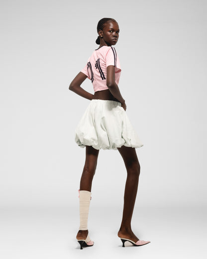 Bubble Hem Mini Skirt