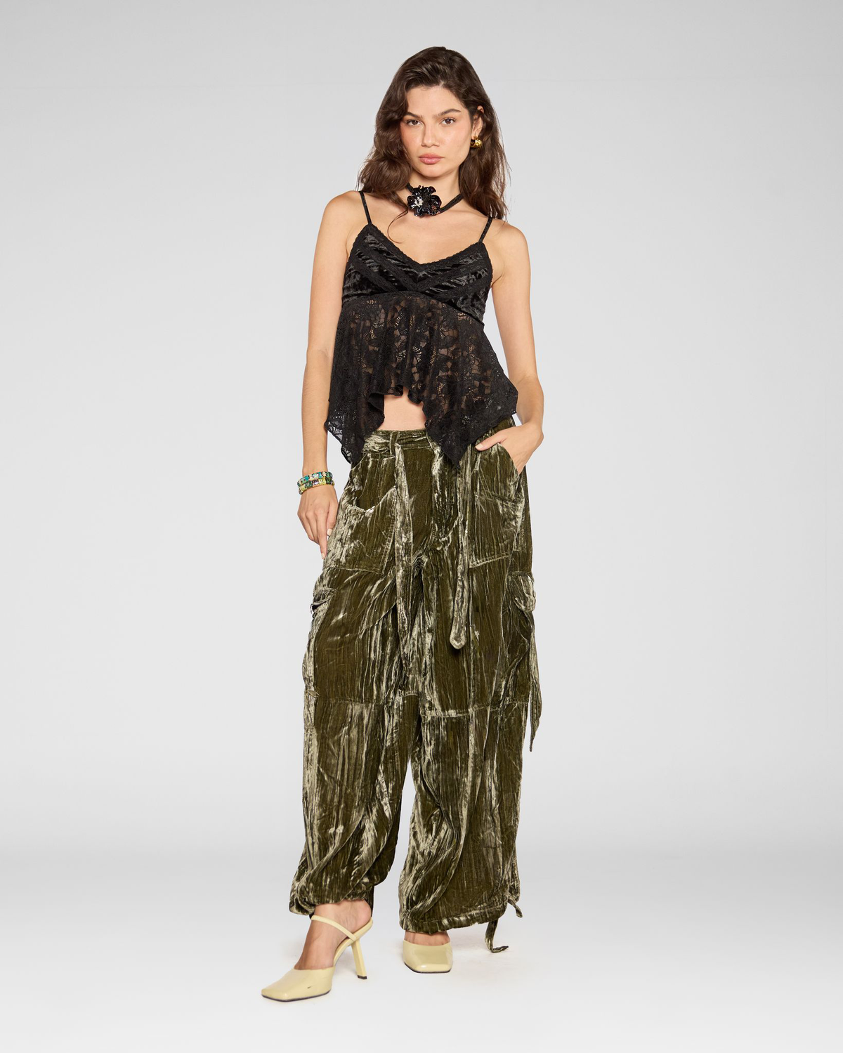 Moss Shine Pants