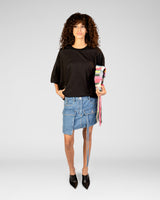  Waffle Flow Top — Black