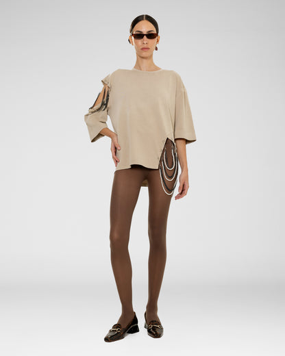 Asymmetric Chain Tee