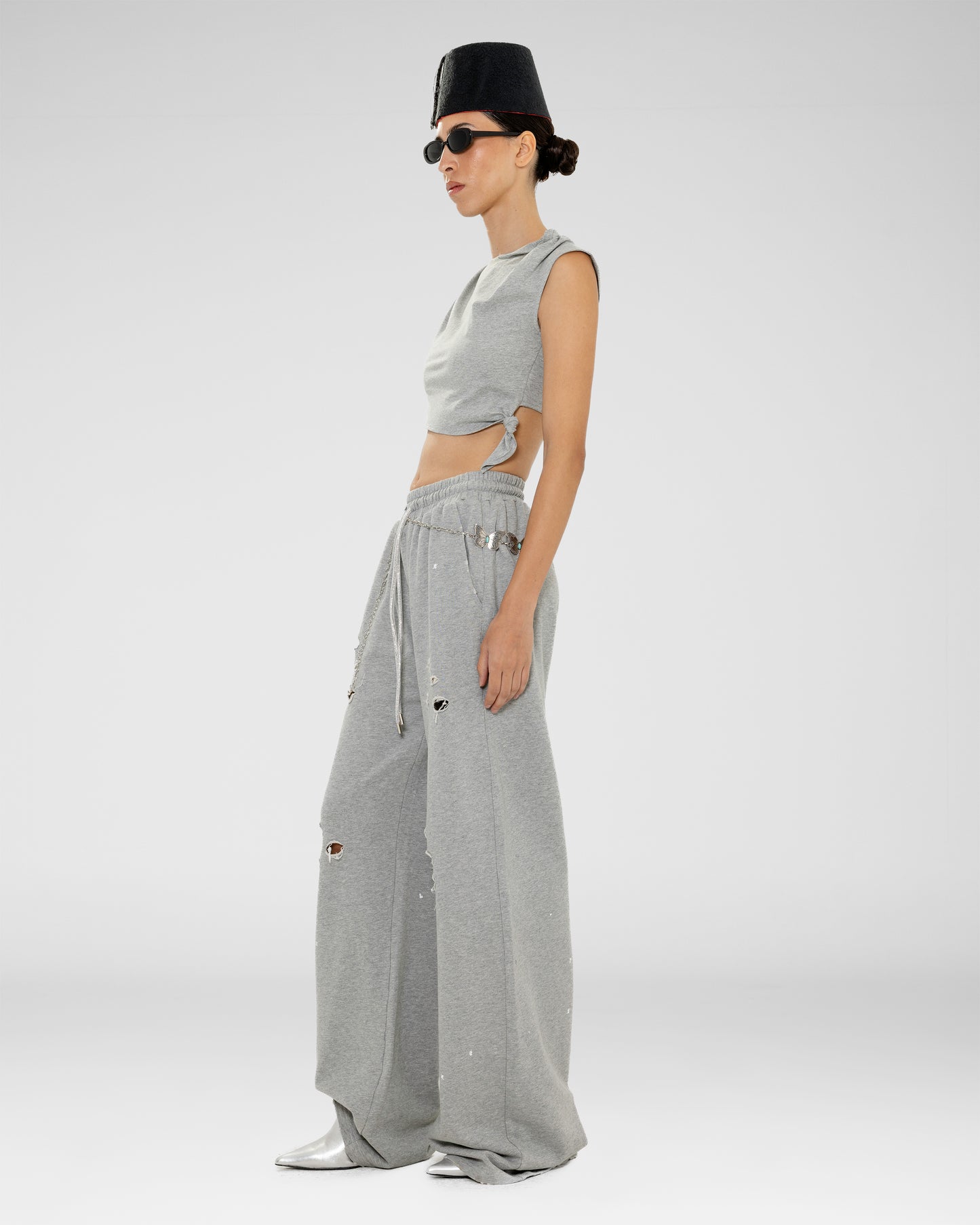 Side-Tie Crop Tee