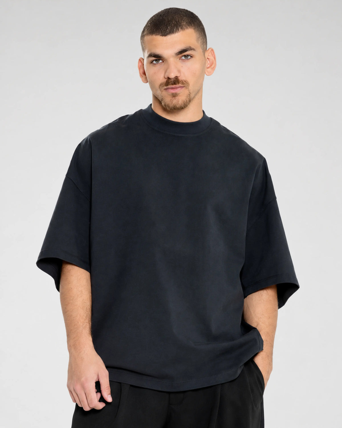 Heavyweight Mock Neck T-shirt