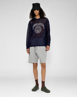 Capital Mesh Tee — Navy