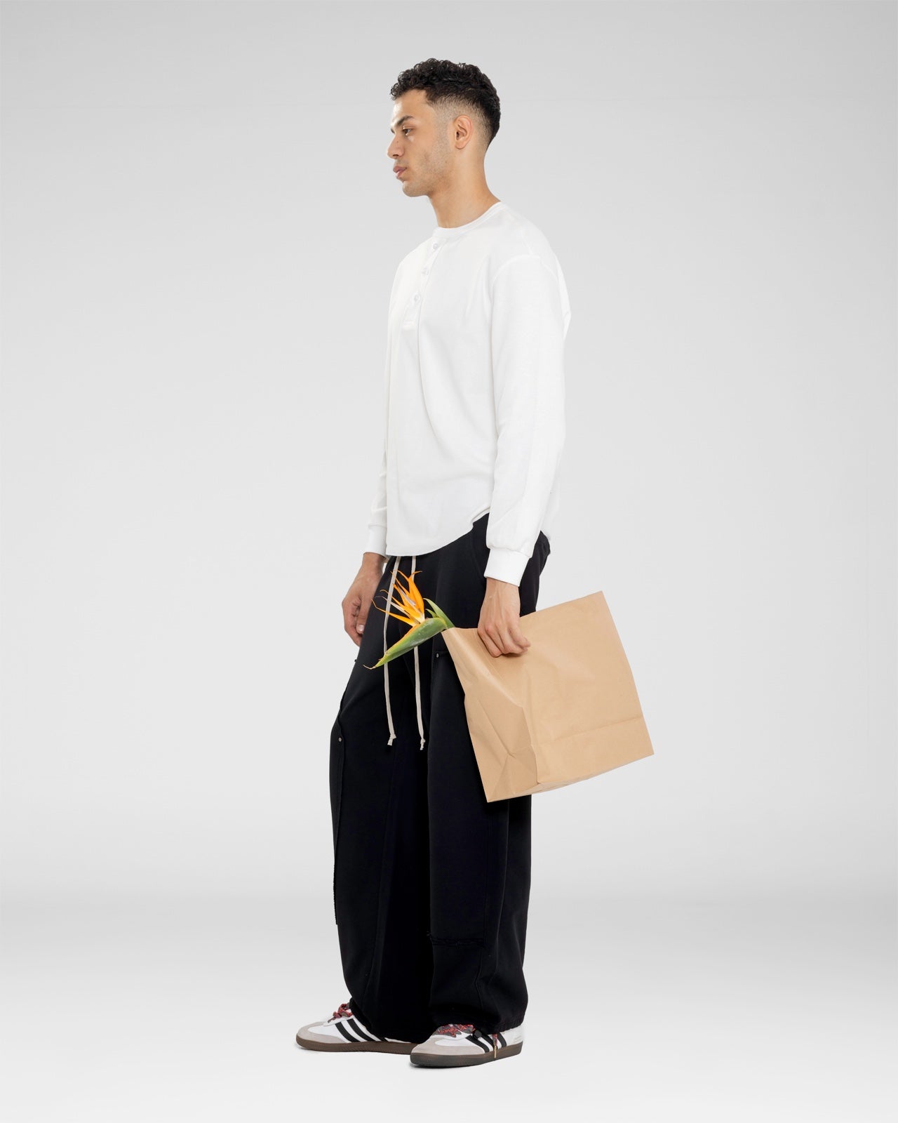 White Signal Henley