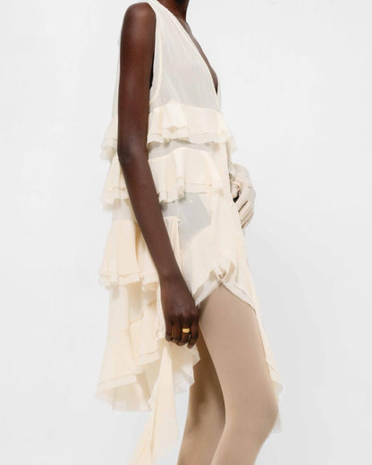 Asymmetric Ruffle Layer