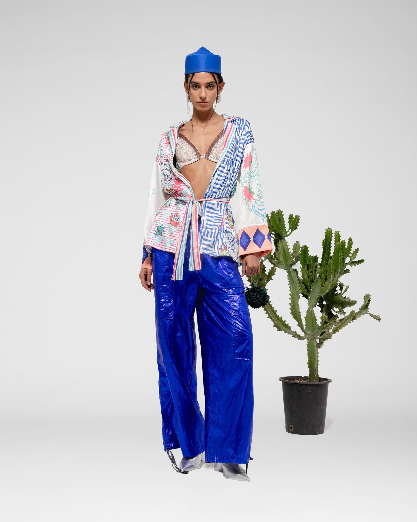 Printed Kimono Jacket