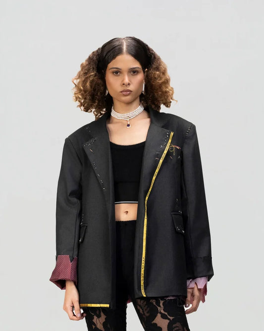 Offset Tailored Blazer