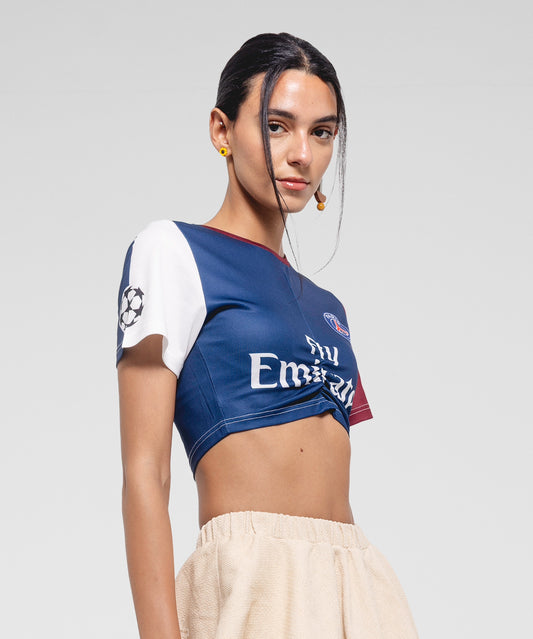 PSG Twist Crop Jersey T-shirt